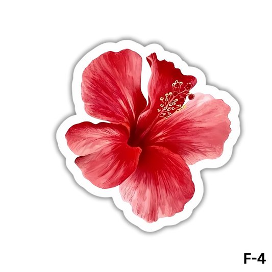 Red Hibiscus Flower(F-4)