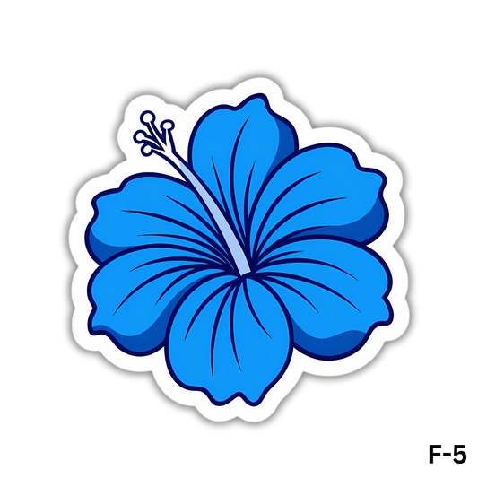 Blue Hibiscus Flower(F-5)