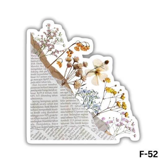 Floral Newspaper(F-52)