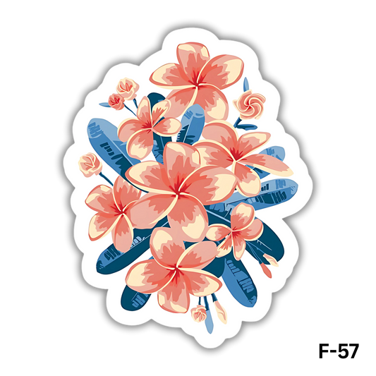 Pink Plumeria Flowers(F-57)