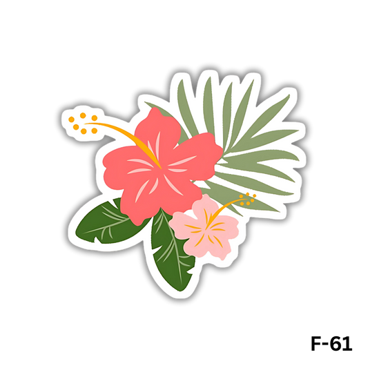 Pink Hibiscus Flowers(F-61)