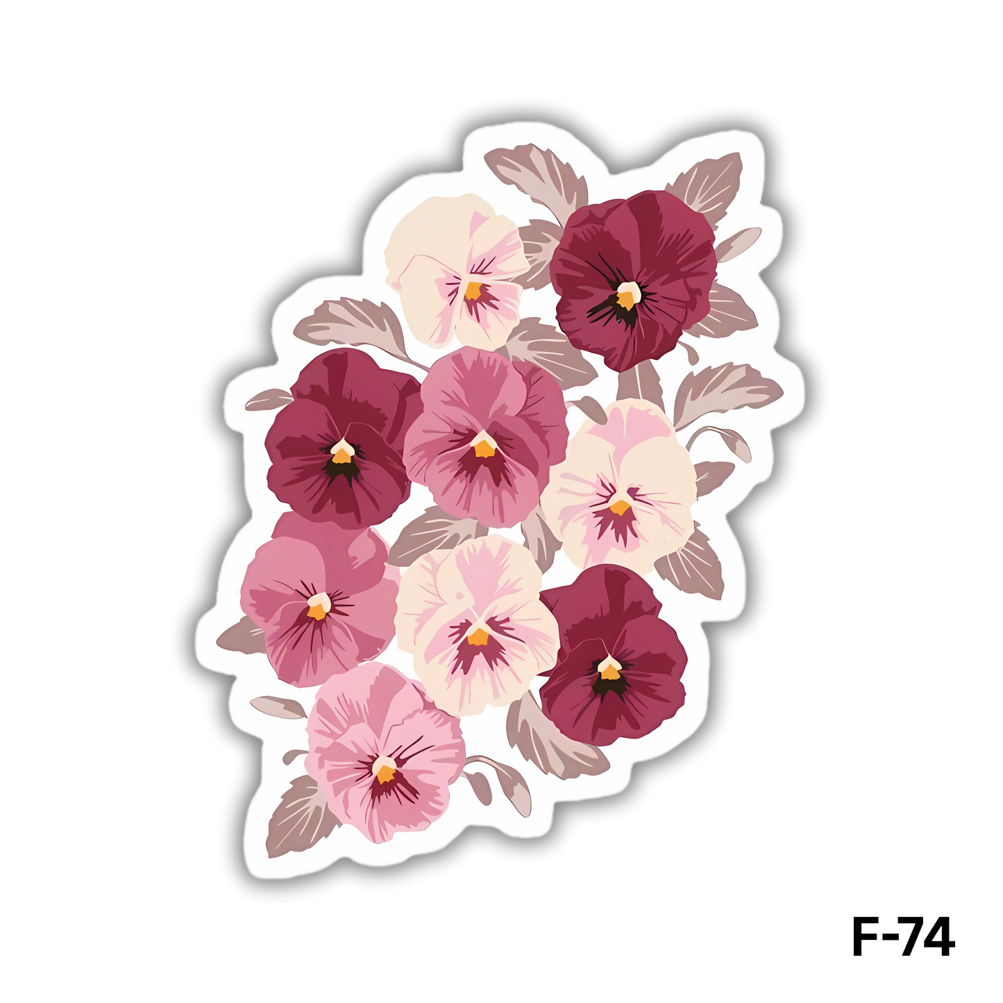 Magnolia sticker(F-74)