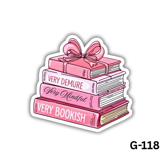 Very Demure Bookish Sticker(G-118)