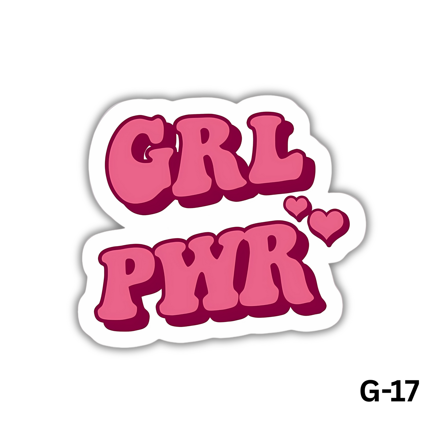Girl Power Pink Sticker(G-17)