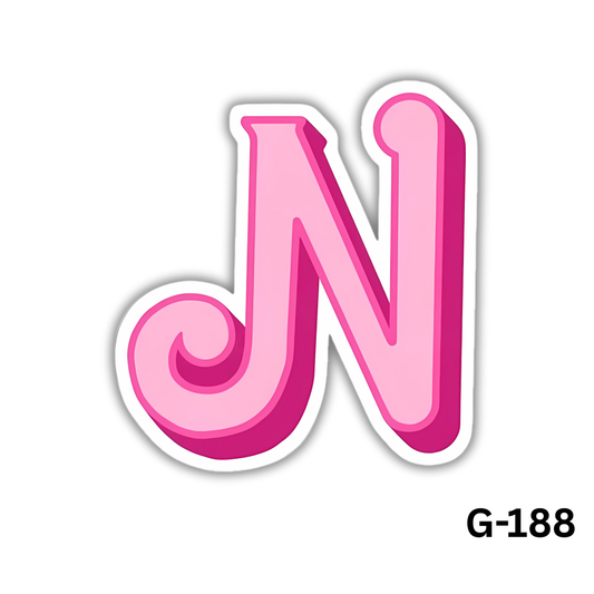 Pink Letter-N(G-188)