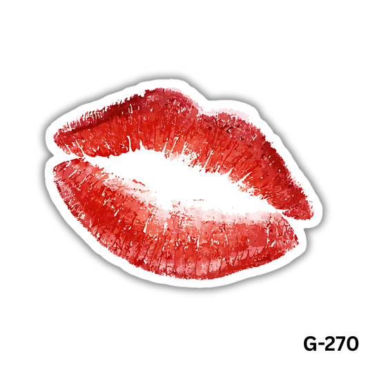Red Kiss Sticker (G-270)