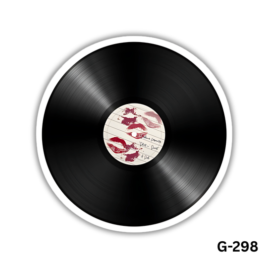 Gramophone Record Sticker (G-298)