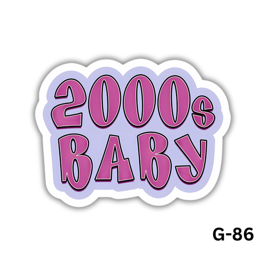 2000s baby sticker (G-86)