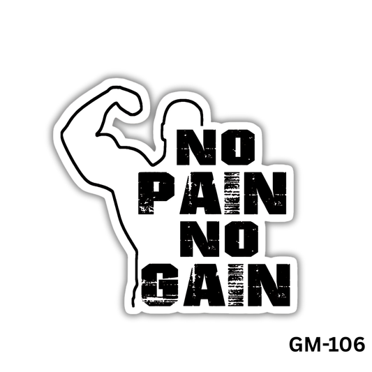 NO PAIN NO GAIN (GM-106)