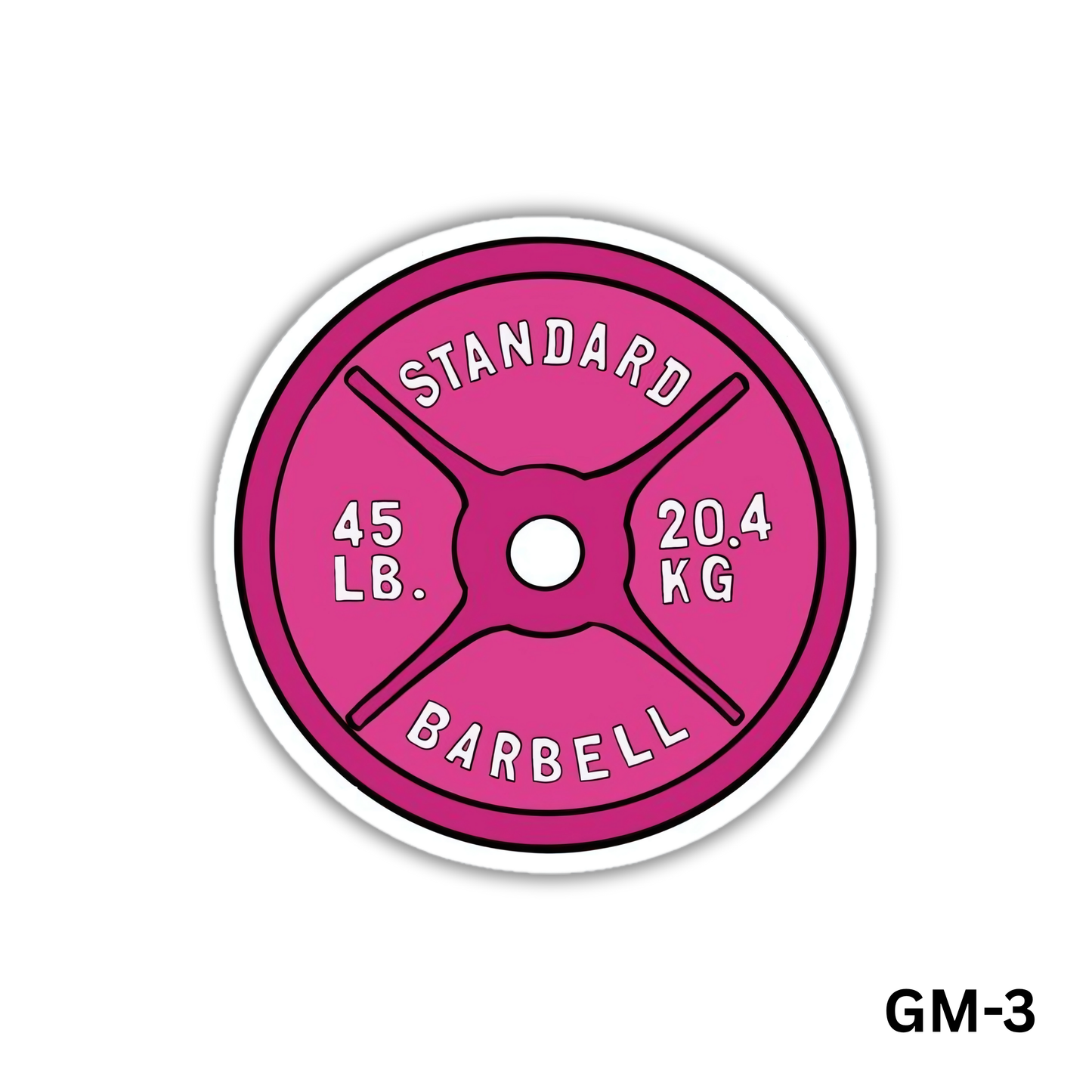 Pink 45Ib Barbell Weight Plate(GM-3)