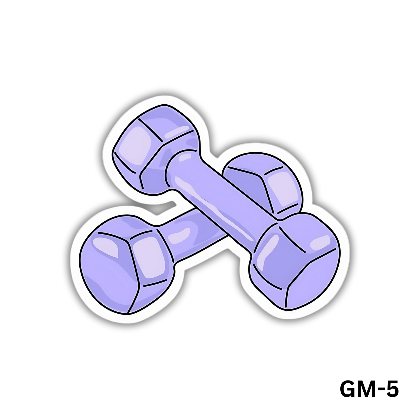 Two Purple Dumbbells (GM-5)