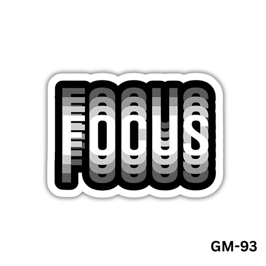 Focus Optical illusion Trippy Sticker (GM-93)