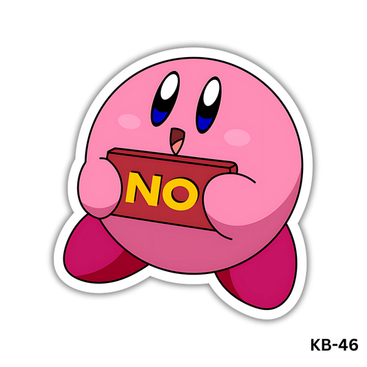 Kirby with a no sign(KB-46)