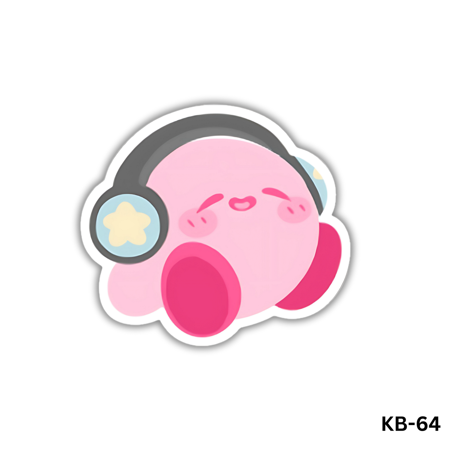 Kirby wearing headphones(KB-64)