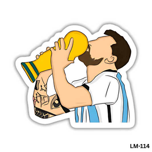 MESSI  WITH THE WRLD CUP(LM-114)