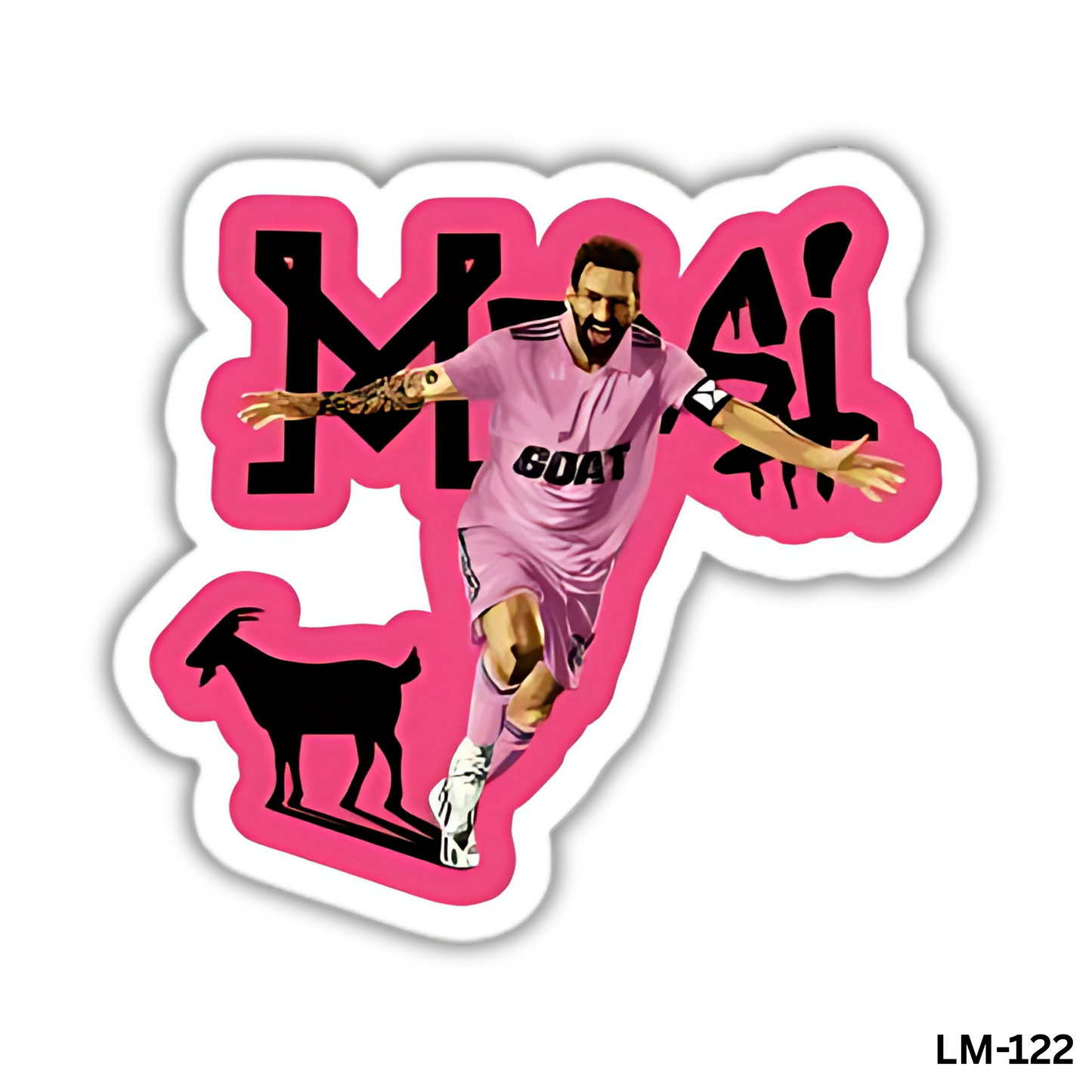 messi pink logo(LM-122)