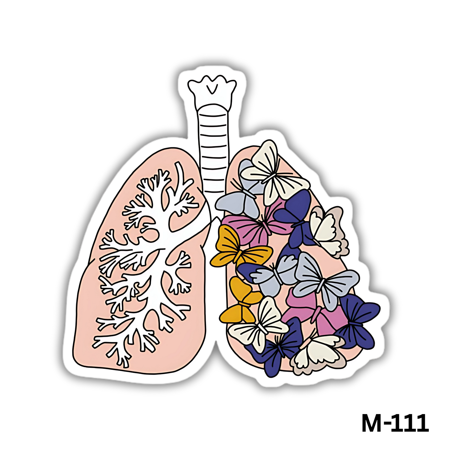 Breathe easy Sticker(M-111)