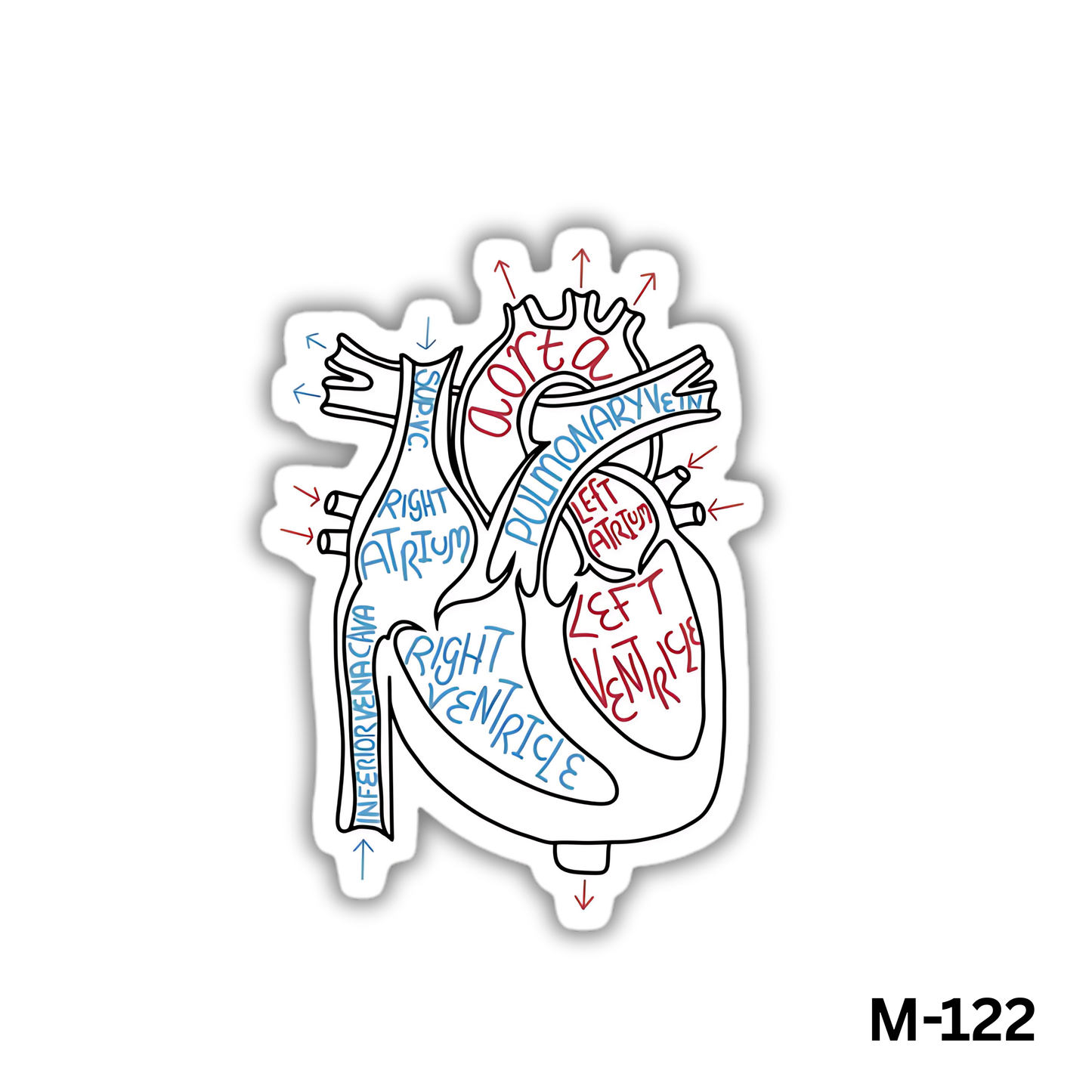 Labelled Heart(M-122)