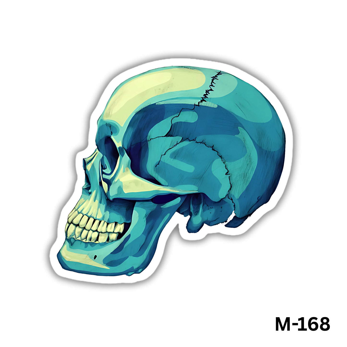 Blue skull(M-168)