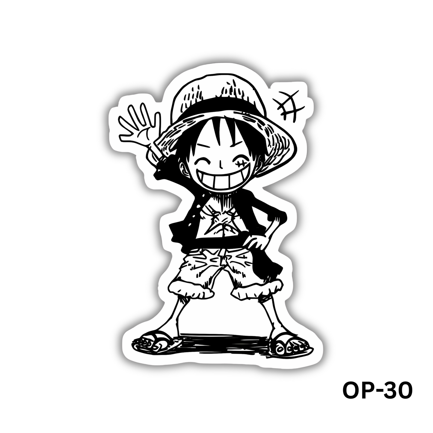 Luffy Cute Sticker (OP-30)