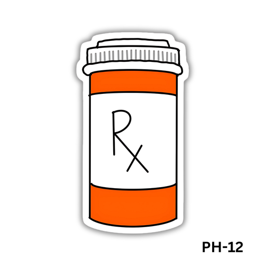 Orange Prescription bottle(PH-12)