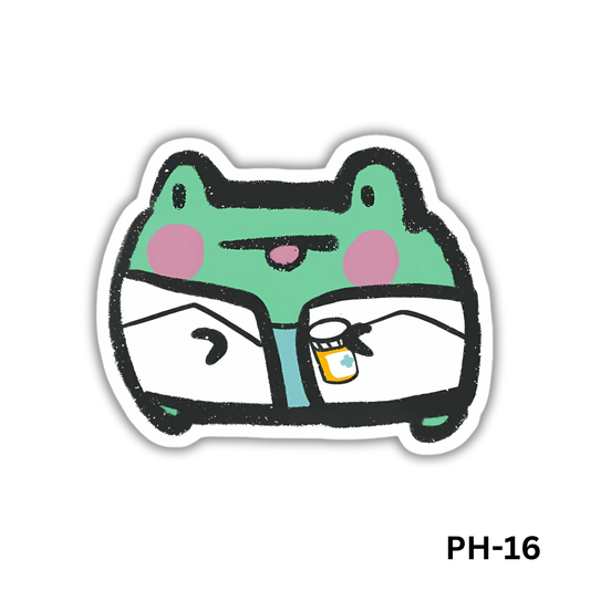 Pharmacist Frog sticker(PH-16)