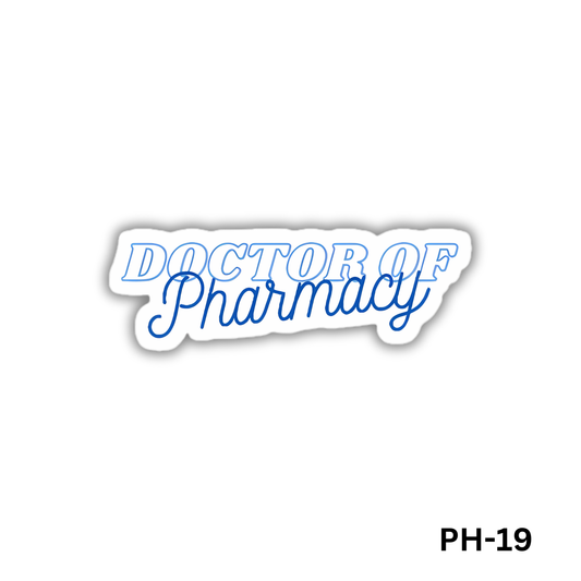 Doctor of Pharmacy sticker(PH-19)