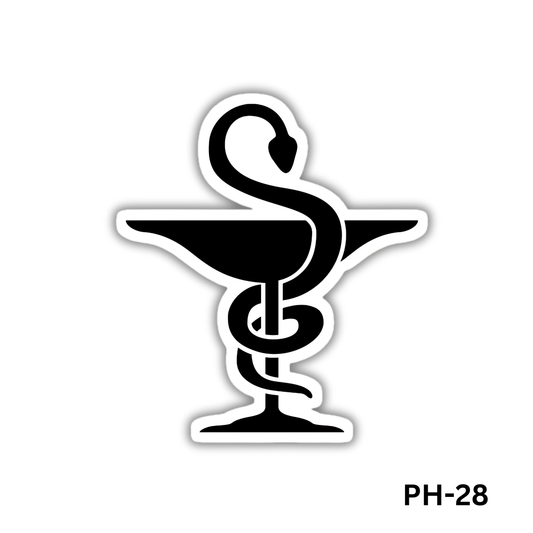 Bowl of Hygeia sticker(PH-28)