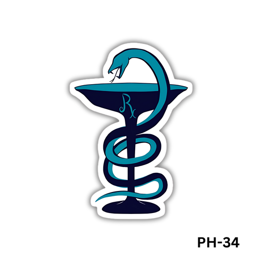 Bowl of Hygeia sticker(PH-34)