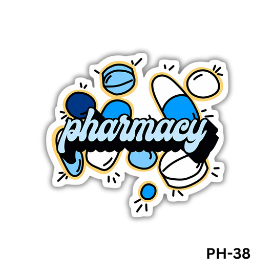 Pharmacy pills sticker(PH-38)