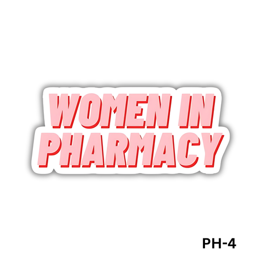 WOMEN IN PHARMACY sticker(PH-4)