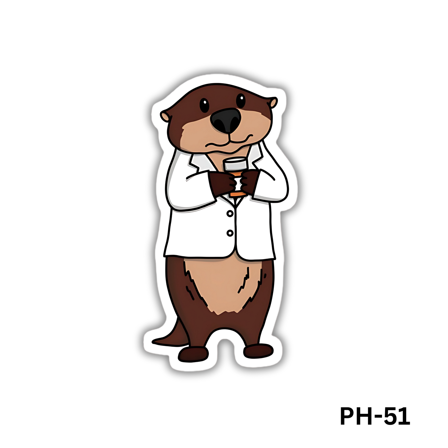 Pharmacist Otter sticker(PH-51)