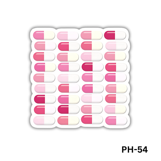 Pink Pills sticker(PH-54)