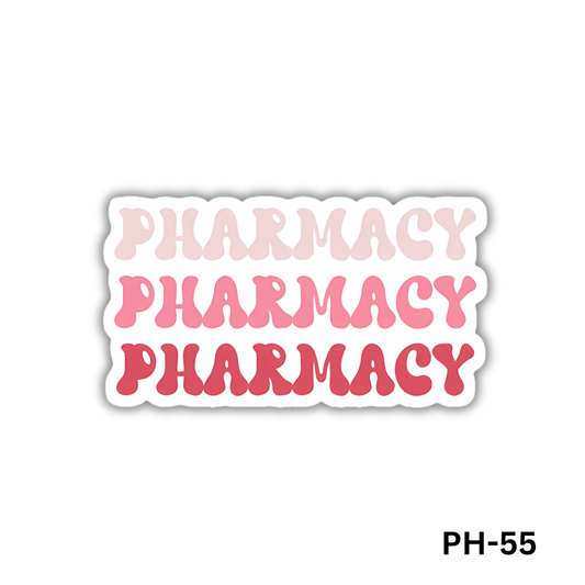 Pink shades PHARMACY sticker(PH-55)