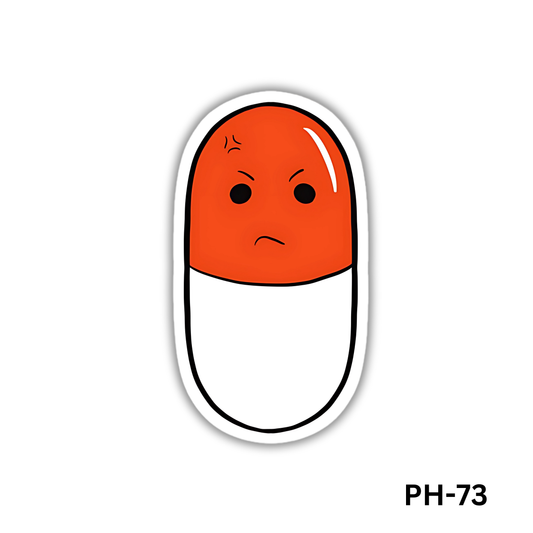 Angry Pill sticker(PH-73)