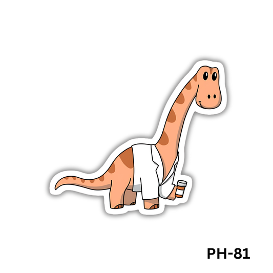 Pharmacist Dinosaur sticker(PH-81)