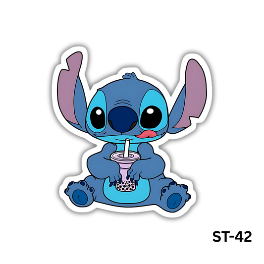 Stitch Drinking Boba (ST-42)