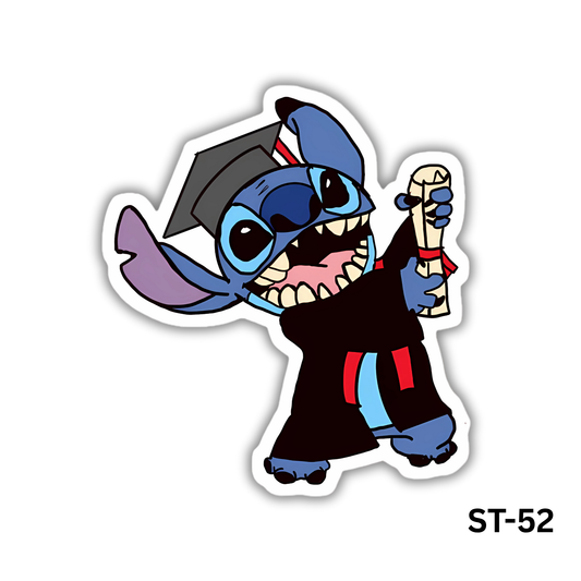 Stitch Graduation Sticker (ST-52)