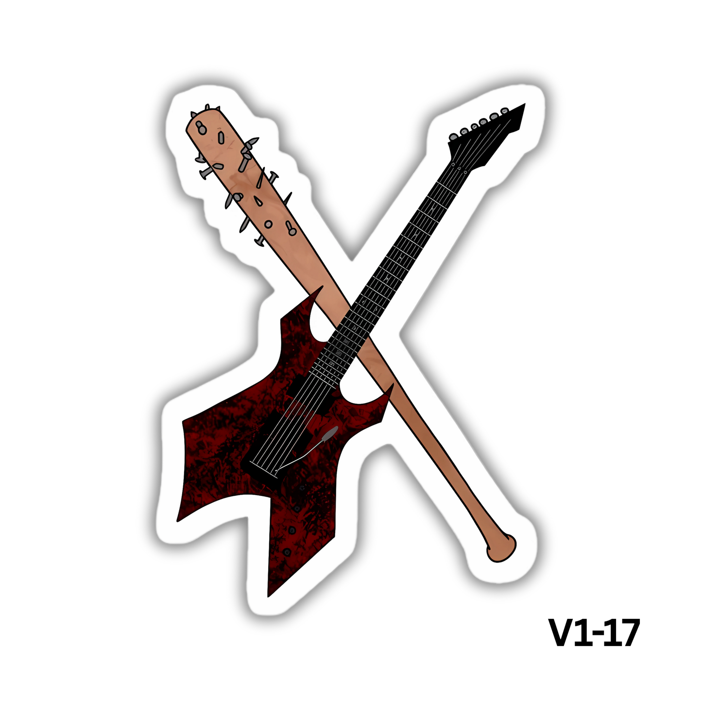 Eddie Munson Guitar(V1-17)